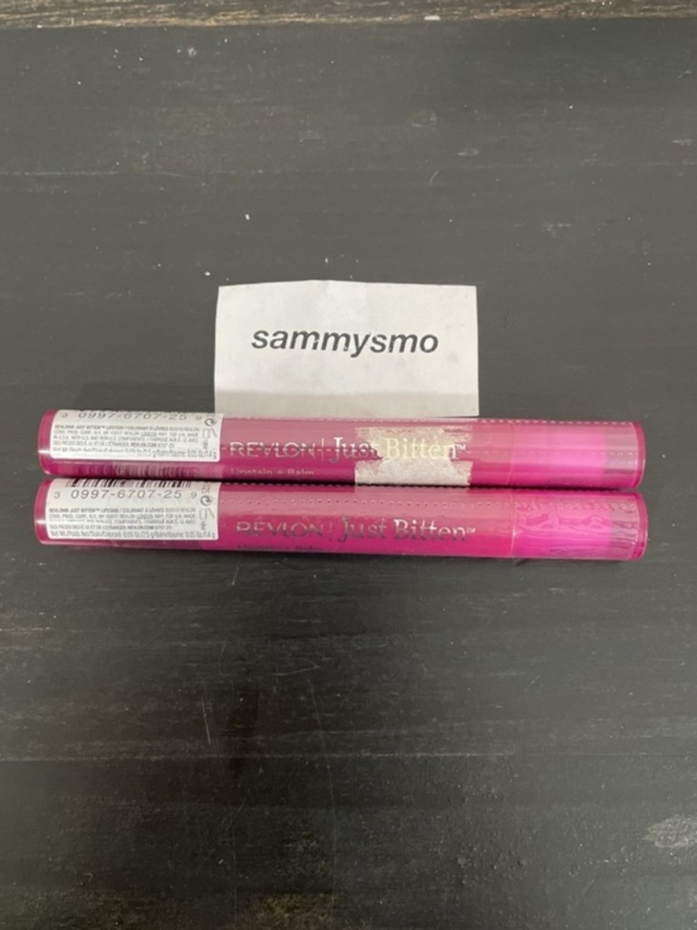 Revlon Just Bitten Lipstain + Balm 025 Crave x2